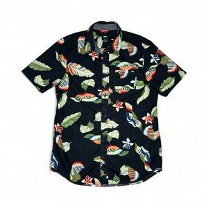 Vans Lucid Floral Woven Short Sleeve Button-Up Camp Shirt